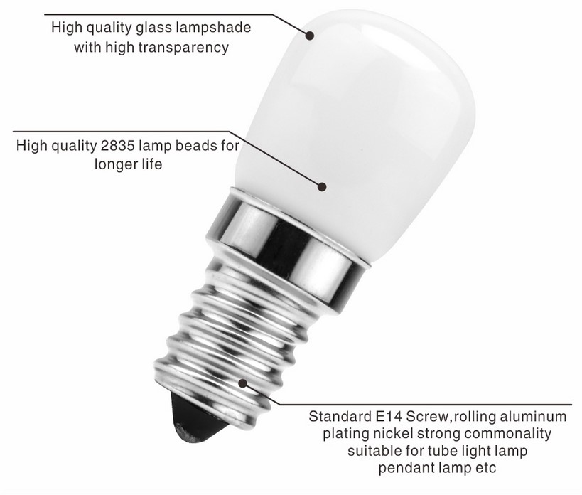 ampoule LED E14 2W frigo